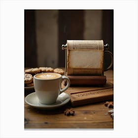 Coffee And Cookies Canvas Print