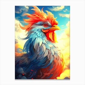 Rooster 3 Canvas Print