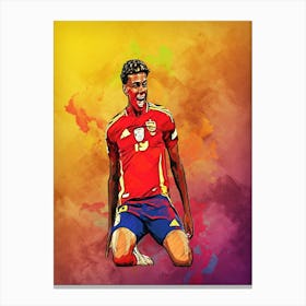 Lamine Yamal 1 2 Canvas Print