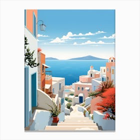 Greece City Canvas Print