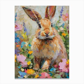 Cinnamon Rabbit Painting 2 Canvas Print