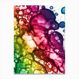 Alcohol Ink Canvas Print