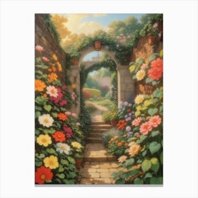 Garden Path Canvas Print