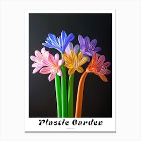 Bright Inflatable Flowers Poster Agapanthus 2 Canvas Print