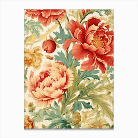 Floral Wallpaper 21 Canvas Print