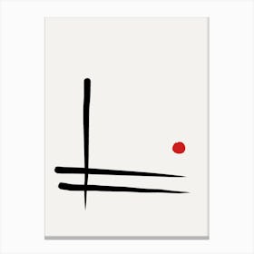 Minimalism Japandi Artwork Canvas Print