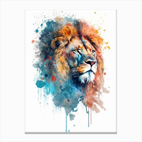 Lion Painting 1 Canvas Print