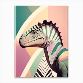Einiosaurus Pastel Dinosaur Canvas Print