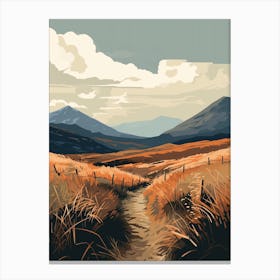 The West Highland Line Scotland 9 Hiking Trail Landscape Canvas Print