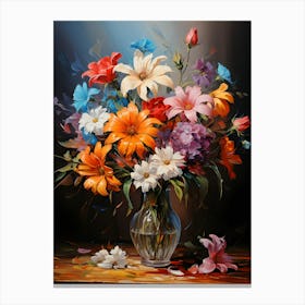 Flowers In A Vase Canvas Print