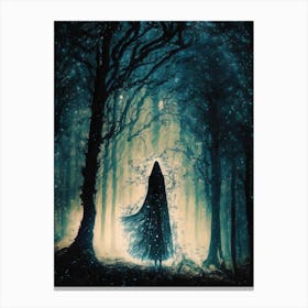 Fairy In The Forest Canvas Print