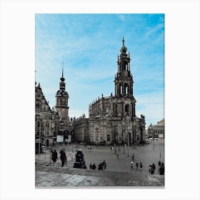 Streets Of Dresden Germany 04 Canvas Print