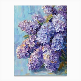 Bouquet Of Lilac Flowers Canvas Print