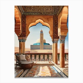 Morocco Vintage Canvas Print