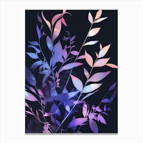 Abstract Leaves Canvas Print