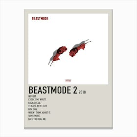 Beastmode 2 2018 Poster 1 Canvas Print