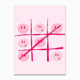 Tic-Tac-Toe Canvas Print