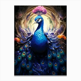 Peacock 1 Canvas Print