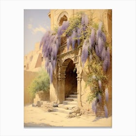 Wisteria Victorian Style 2 Canvas Print