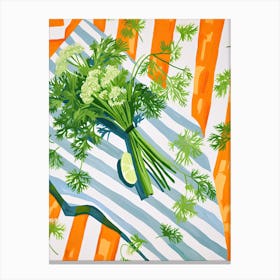 Dill Summer Illustration 1 Canvas Print