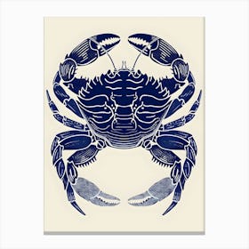 Blue Crab Canvas Print Canvas Print