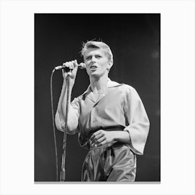 David Bowie, On Stage In Earls Court London 1978 Canvas Print