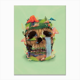Enchanted Skull Canvas Print