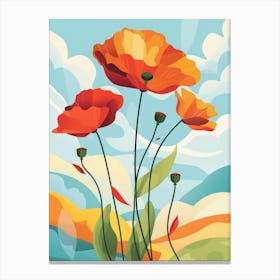 Poppies 65 Canvas Print