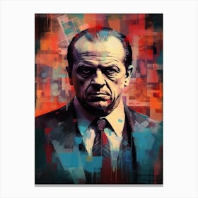 Gangster Art Frank Costello The Departed 7 Canvas Print
