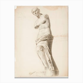 Venus Of Milo (1888), Pekka Halonen Canvas Print