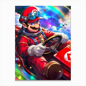 Mario Kart Racing Canvas Print