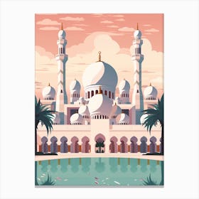 The Sheikh Zayed Mosque Abu Dhabi Canvas Print