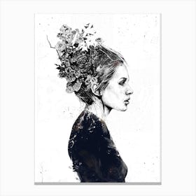 Blooming Girl Canvas Print