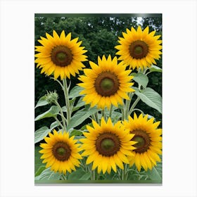 Sunflowers 1 Canvas Print