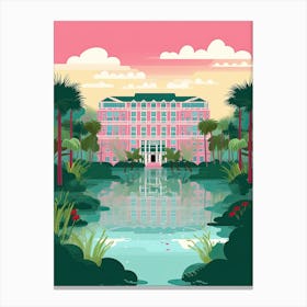 Singapore Travel Illustration 2 Canvas Print