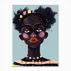 Black Girl Canvas Print