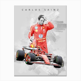 Carlos Sainz Scuderia Ferrari Canvas Print