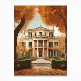 Autumn House Canvas Print