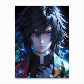 Anime Character With Blue Eyes 1 Canvas Print