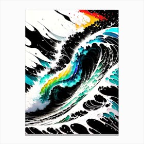 Rainbow Wave 2 Canvas Print