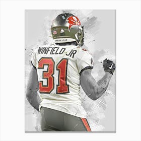 Antoine Winfield Jr Tampa Bay Buccaneers Canvas Print