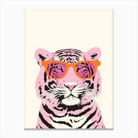 Funky Tiger Canvas Print