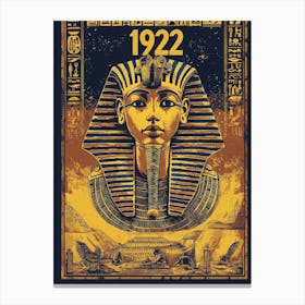 Aihrgdesign A Vintage Poster Celebrating The Discovery Of Tut 314a804f 9476 4d48 9f4e 239665998d1a 2 Canvas Print