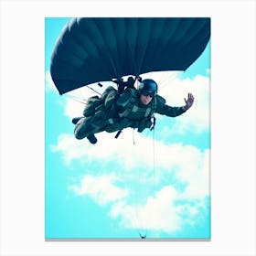 Parachute Jumper Canvas Print