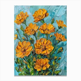 Yellow Cosmos Canvas Print