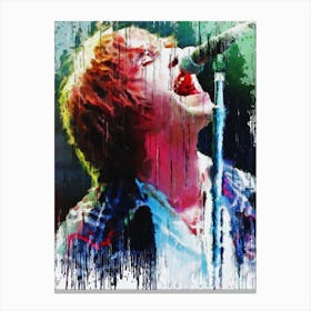 Liam Gallagher Paint Canvas Print