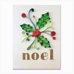 Noel christmas Canvas Print