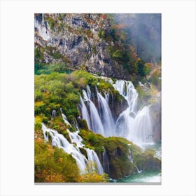 Waterfalls In Plitvice Canvas Print