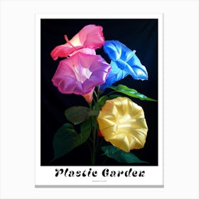 Bright Inflatable Flowers Poster Morning Glory 5 Canvas Print