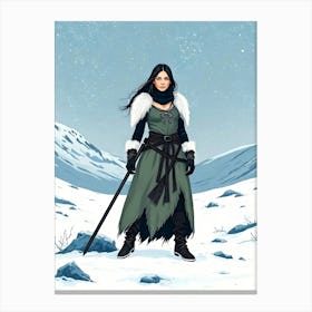 Nordheimer Warrior Women Canvas Print